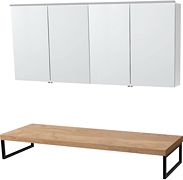 TABLET MASSIF EIK VOOR OPBOUW M.SPIEGELK