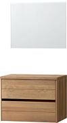 MEUBEL MASSIF EIK VR OPBOUW MET SPIEGEL