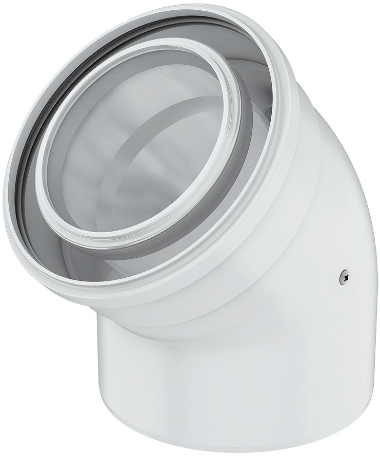 ROLUX CONC.BOCHT 45° 110/160MM MET/PP UB