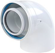 ROLUX CONC.BOCHT 90° 100/150MM MET/PP UB