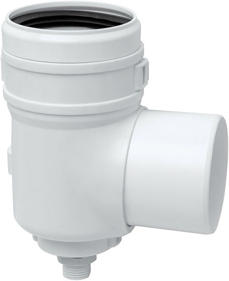 UNIFLOW BOCHT 80MM 90° VOOR SCHOUWKIT