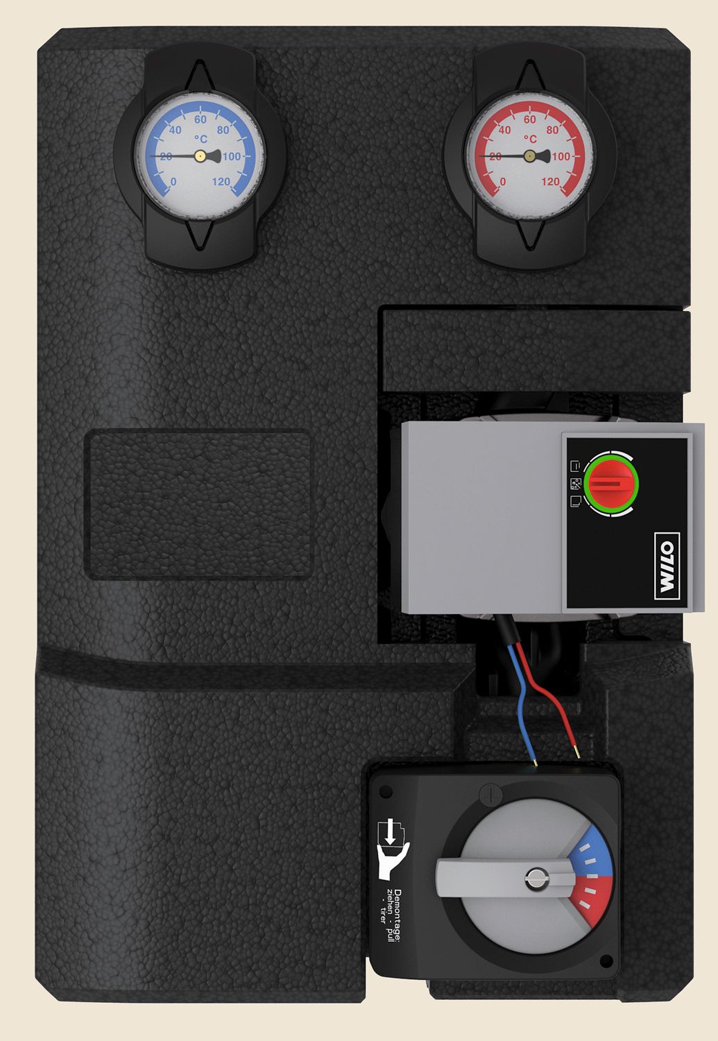 HYDR.MODULE GEMENGDE KRING DN25 REMEHA