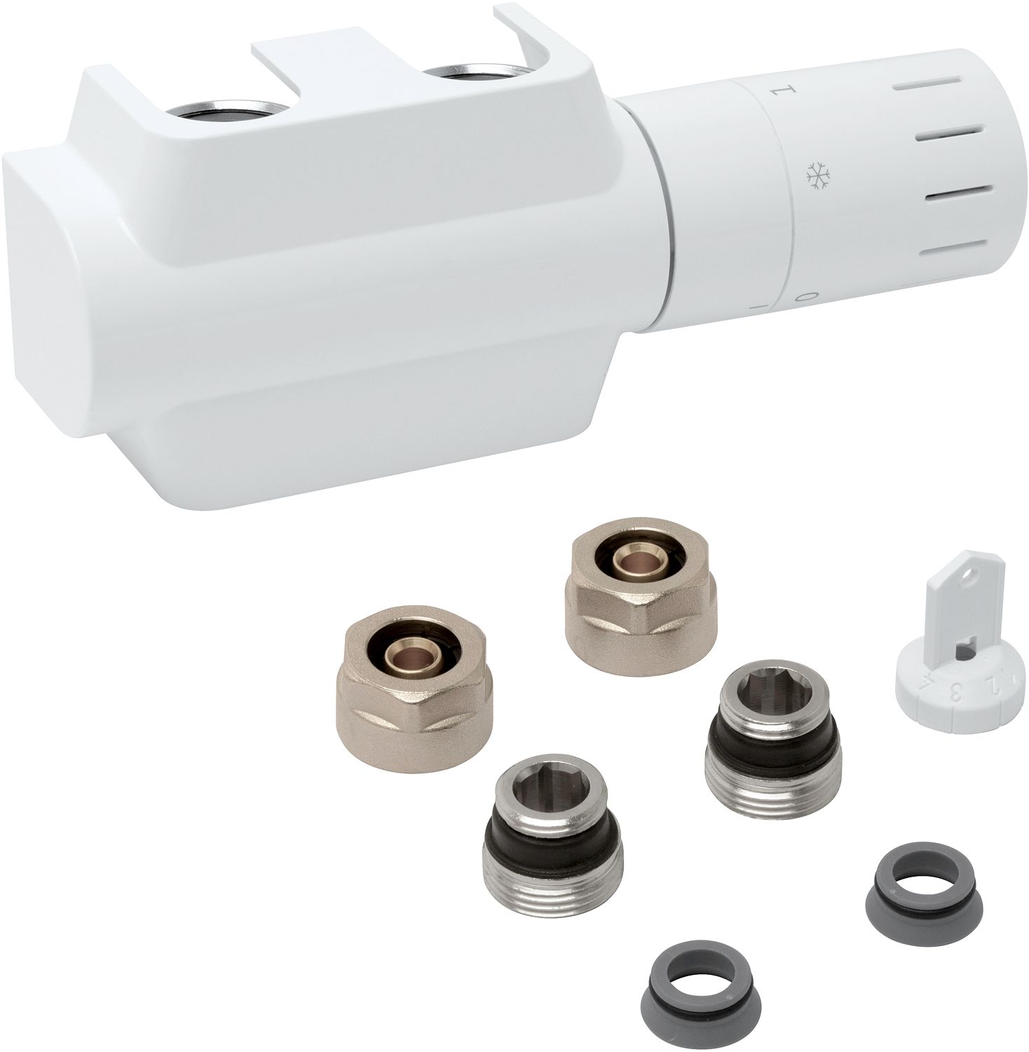 MULTI BLOC KIT P.D-RAD. 2T/1T 16MM BLANC