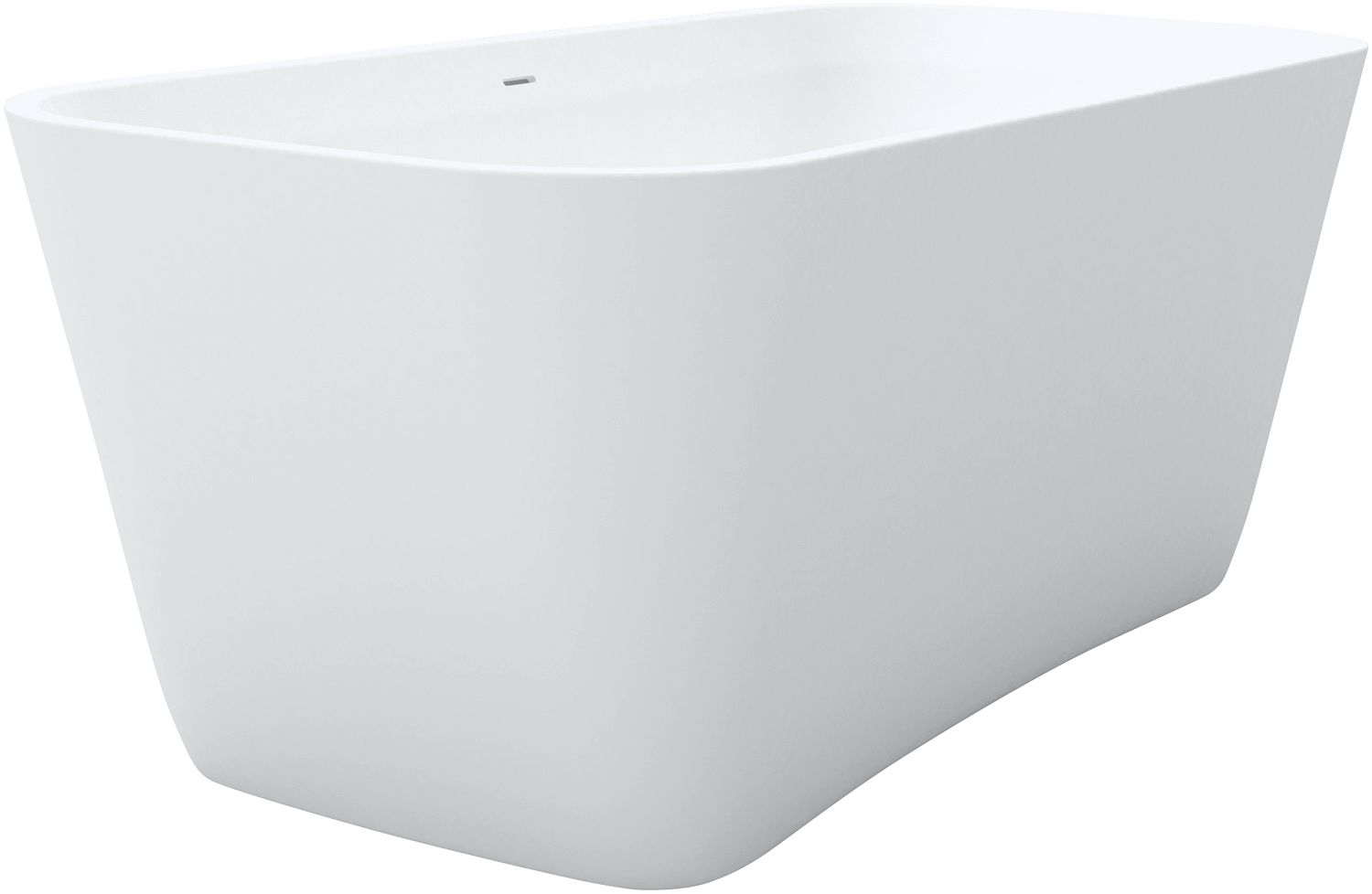 VRIJSTAAND BAD 170X75 COMO XONYX MAT WIT