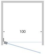 DRAAIDEUR NIS CLOSE TOT 100CM