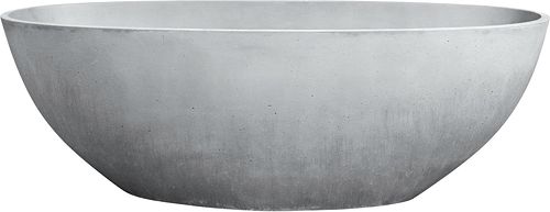 VRIJ.BAD BRIQ OVAL INCL.SIF.180X82 BET/C