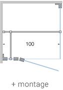 DRAAID.VST D+ZIJP.CLOSE <100CM HDL+MON