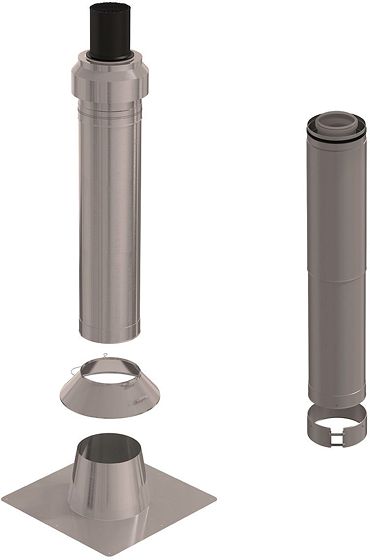 KIT HELLEND DAK CLV INOX 125/200