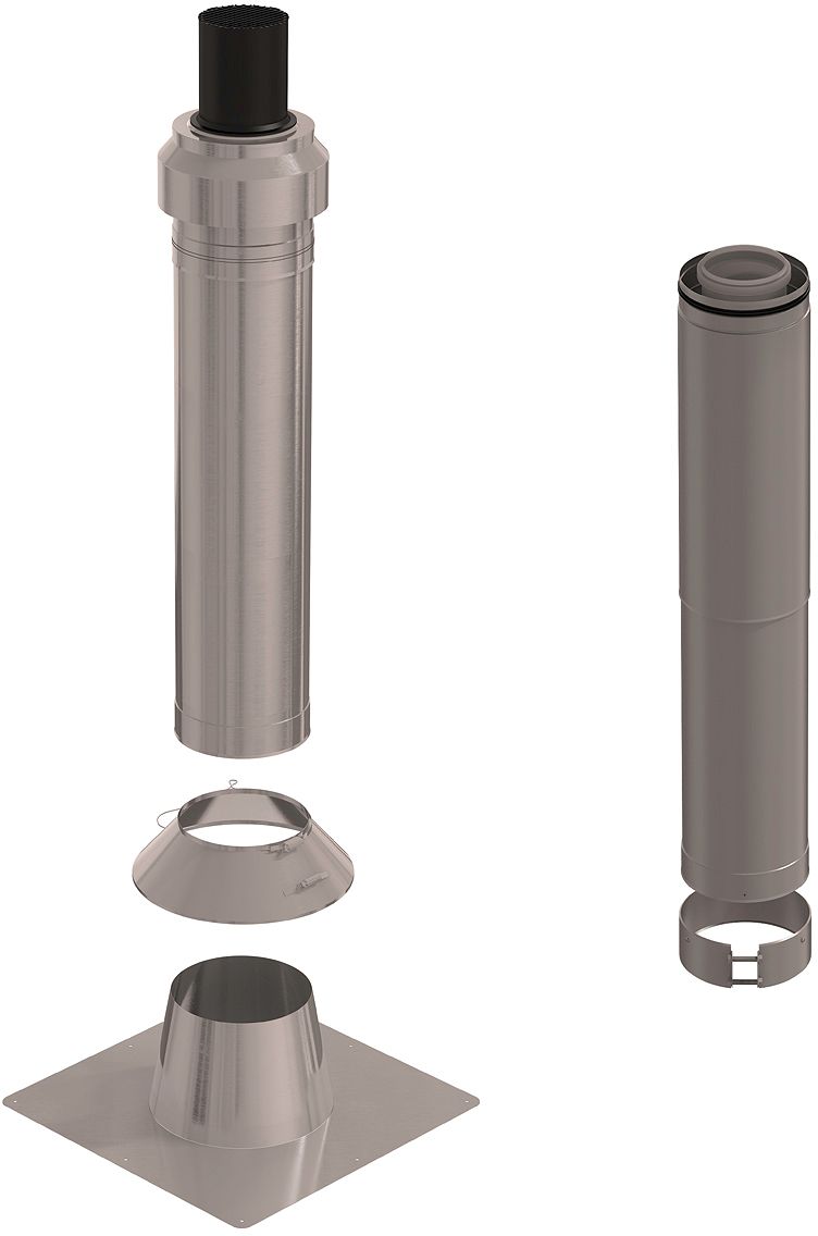 KIT HELLEND DAK CLV INOX 125/200