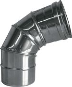 INOX ENKELW.VERSTELBARE BOCHT