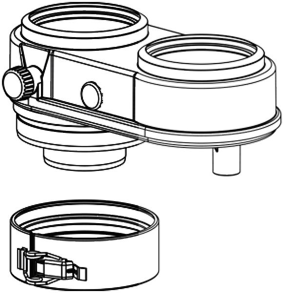 ADAPTER +MEETBUIS D.60/100-80/80 ILEA