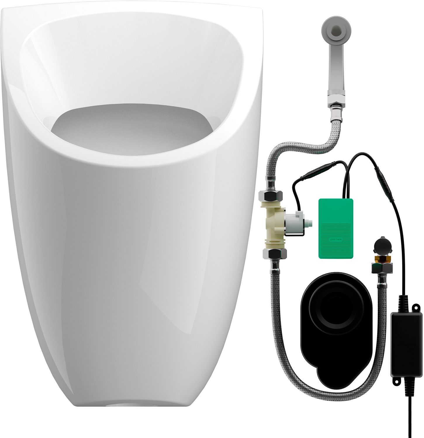 URINOIR U1 MET SIFON IPEE 230V WIT