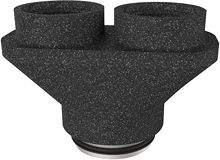 AANSLUITSTUK 2X125MM NAAR 160MM DUCOFLEX