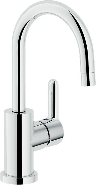 MIT.LAVABO BEC HAUT ABC CLIC CLAC CHR.