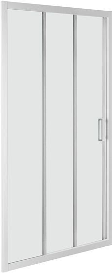 SCHUIFDEUR 3-DL.STEP 85-89 190 ALU-GEB
