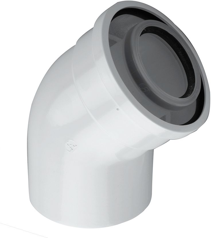 CONCENTRISCHE BOCHT 45° 60/100 BOSCH