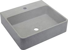 OPB.LAVABO BRIQ RECHTHOEK MET KRAANGAT