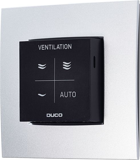 CO2 RUIMTESENSOR RF/WIRED ZWART DUCO