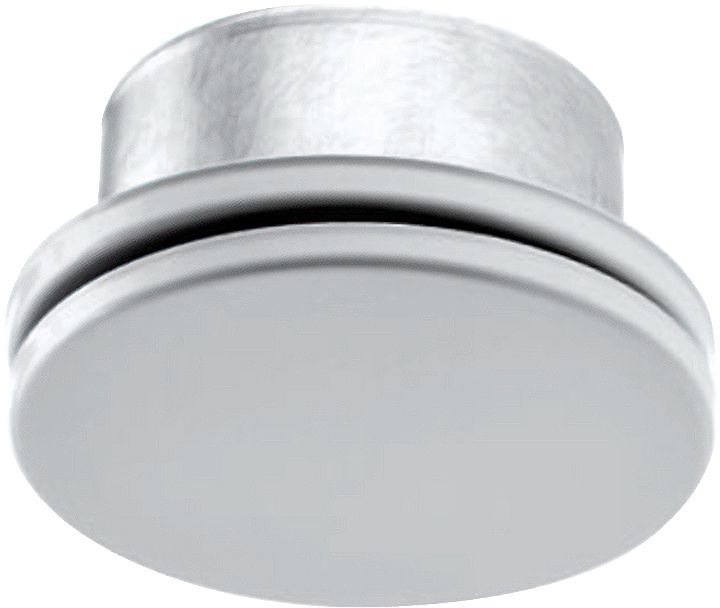 TOEVOERVENT.REGELBAAR D 125MM SF-S WIT