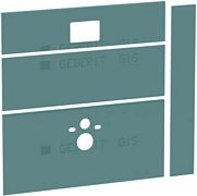 GISEASY SET PLATEN VOOR HANGWC GEBERIT