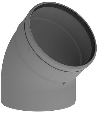 BOCHT 45° PP DN150 RGA-COLLECTOR