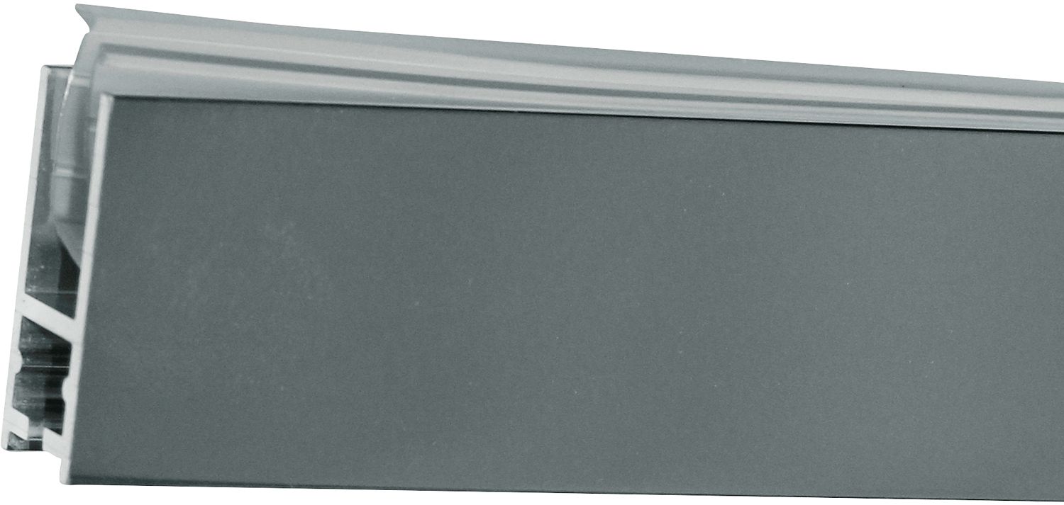 MUURPROFIEL PASPARTOE BIS 200CM CHROOM