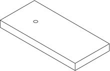 TABL. KM PURO H10CM +AFV.LINKS
