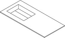 TABL.KM PURO LAV.S LINKS H1,2CM ZND.KRG