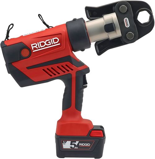 PINCE A SERT.+COFFRET RIDGID RP350B ACCU