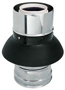 UNIFLOW LUCHTTOEVOEREL.80/125MM INOX/PP