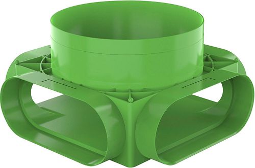 PLENUM SOL/PLAFOND OV.4XF DUCOFLEX D160