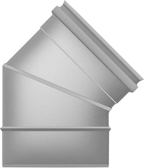 COUDE INOX REZNOR 45° D.100MM-MEB45