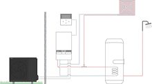 L/W WP AQUA. K HP SPLIT BI-BLC 1Z+SWW  3