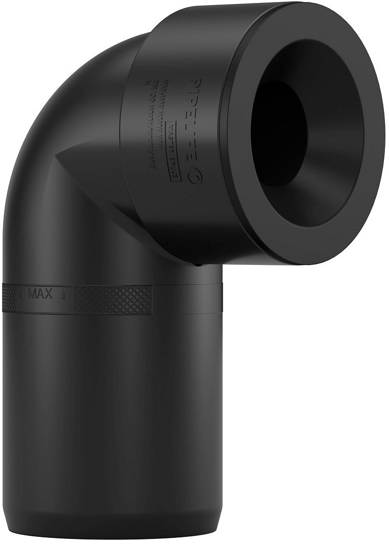 SIFONBOCHT PP 90°MF 50MM ZWART