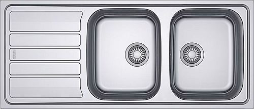 EVIER ENC.FLASH FRANKE 2B+E 1160X500
