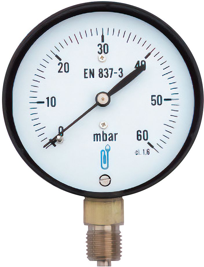 MANOMETRE 1/4&quot; 0-100MBAR SOPER