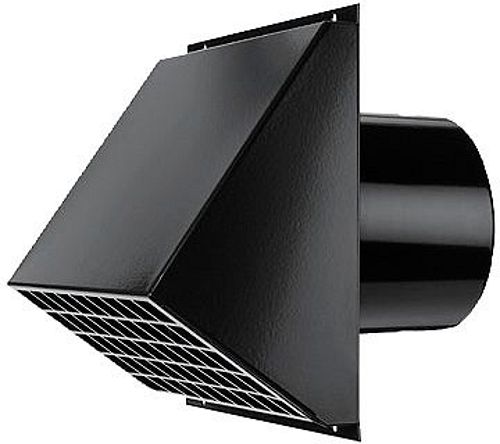GEVELDOORVOER ZWART D255/200 VASCO