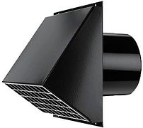 GEVELDOORVOER ZWART D255/200 VASCO