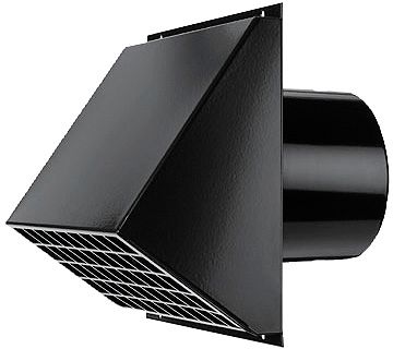 GEVELDOORVOER ZWART D255/200 VASCO