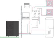 L/W WP AQU.M T-CAP MB 2Z+SWW 9-12KW 230V