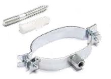 SET BEUGELS V.GEISOLEERDE INOX FLEXIBEL