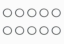 O-RING, (10 ST.)