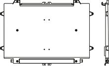 CONDENSBAK VENTILO HORIZ.MONT.FAL PAN.
