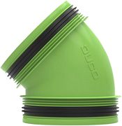 AANSLUITST.45°+RUBBER D160-D160 DUCO